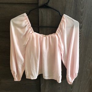 Light Pink Crop Top